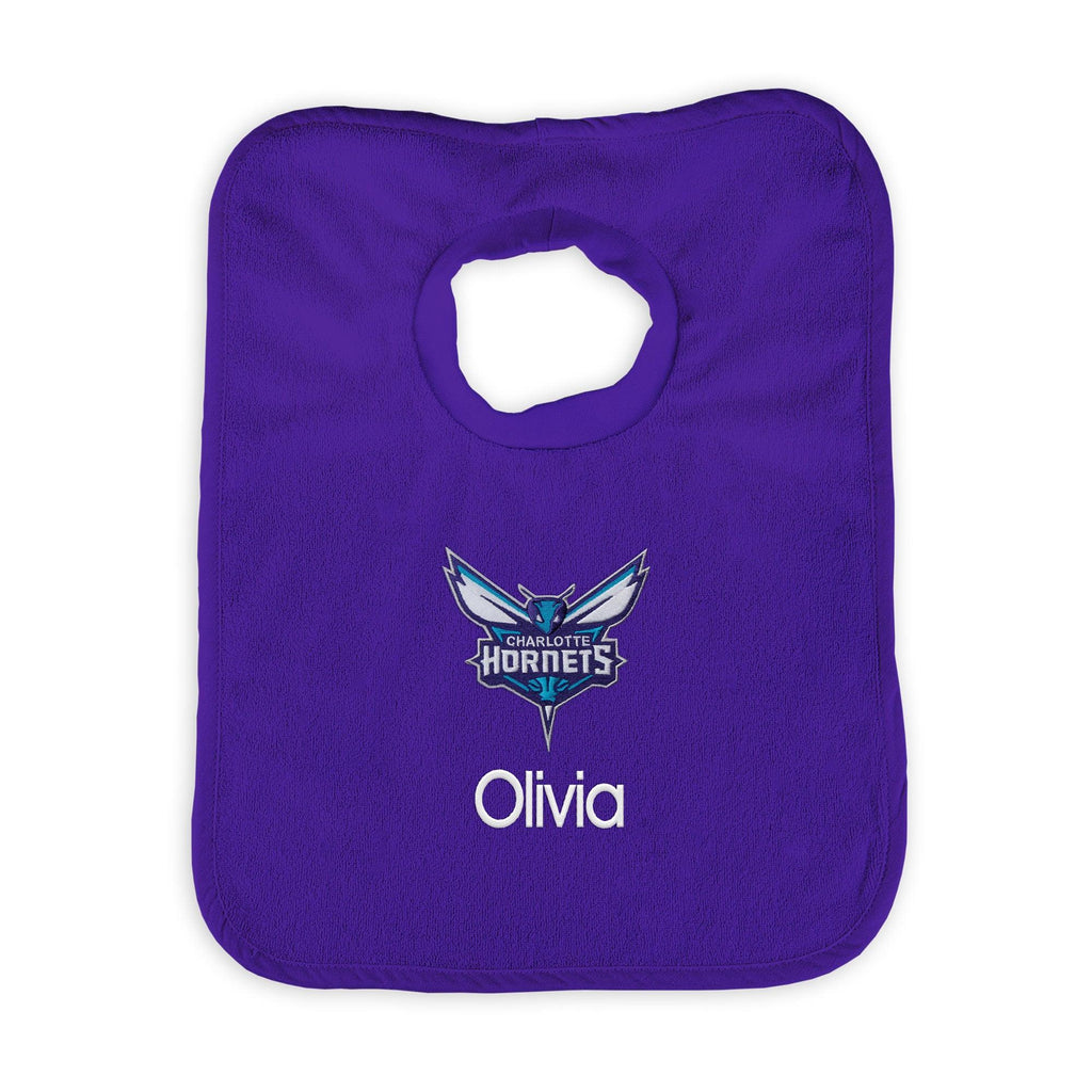 Personalized Charlotte Hornets Pullover Bib - Designs by Chad & Jake