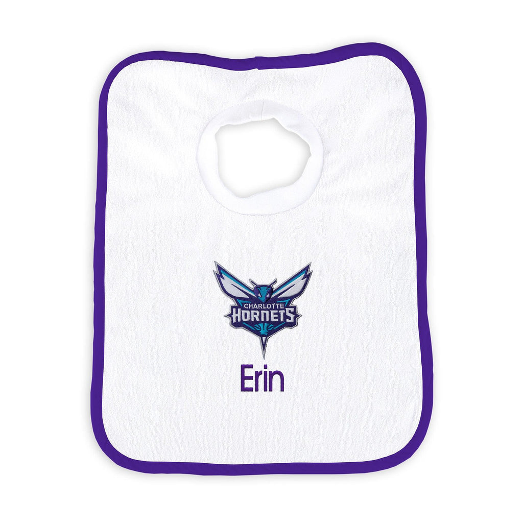Personalized Charlotte Hornets Pullover Bib - Designs by Chad & Jake