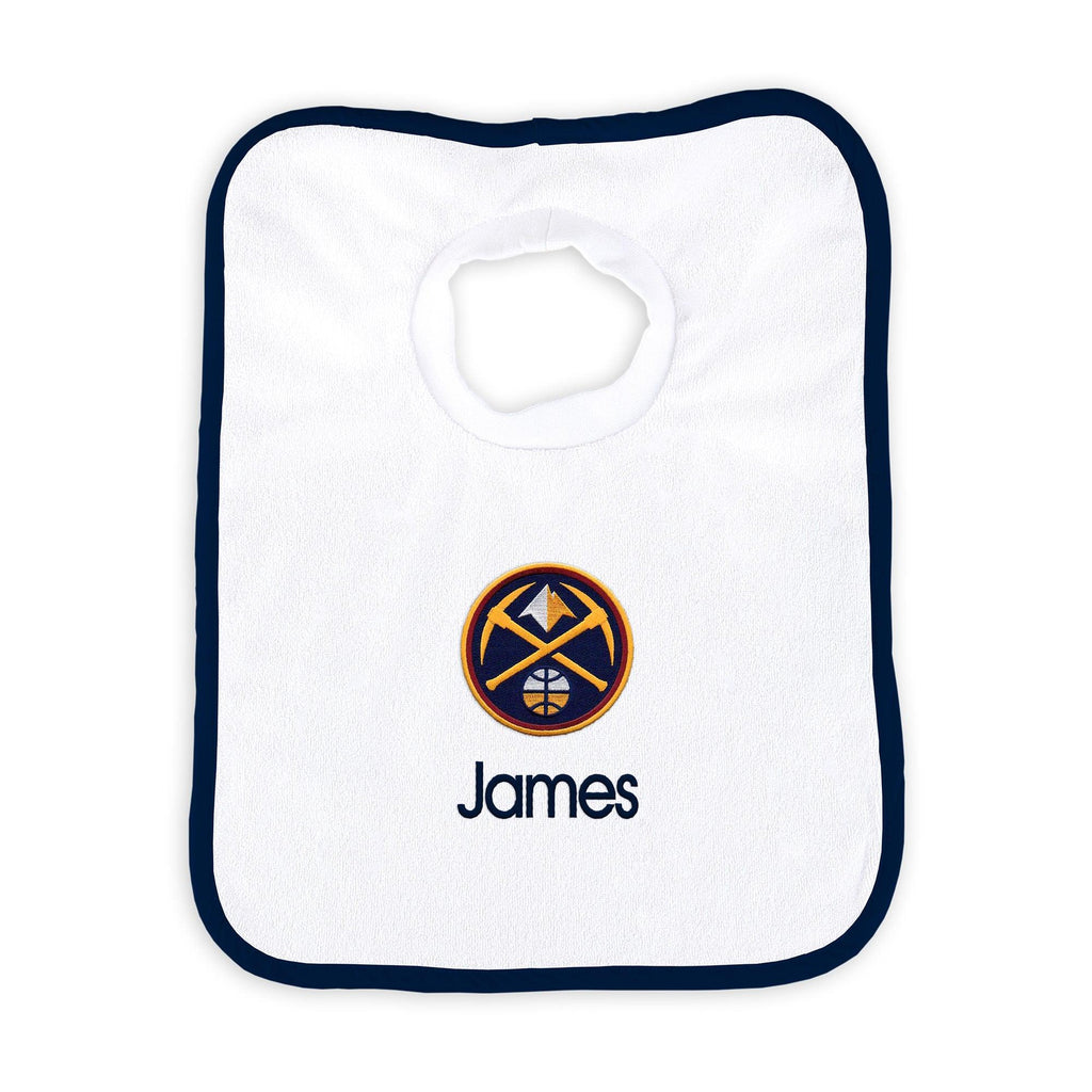 Personalized Denver Nuggets Large Basket - 9 Items - Designs by Chad & Jake