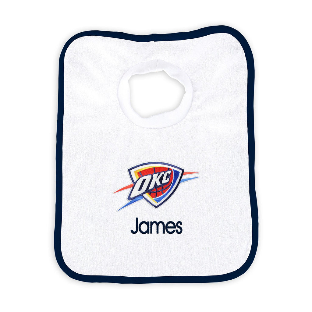 Personalized Oklahoma City Thunder Large Basket - 9 Items - Designs by Chad & Jake