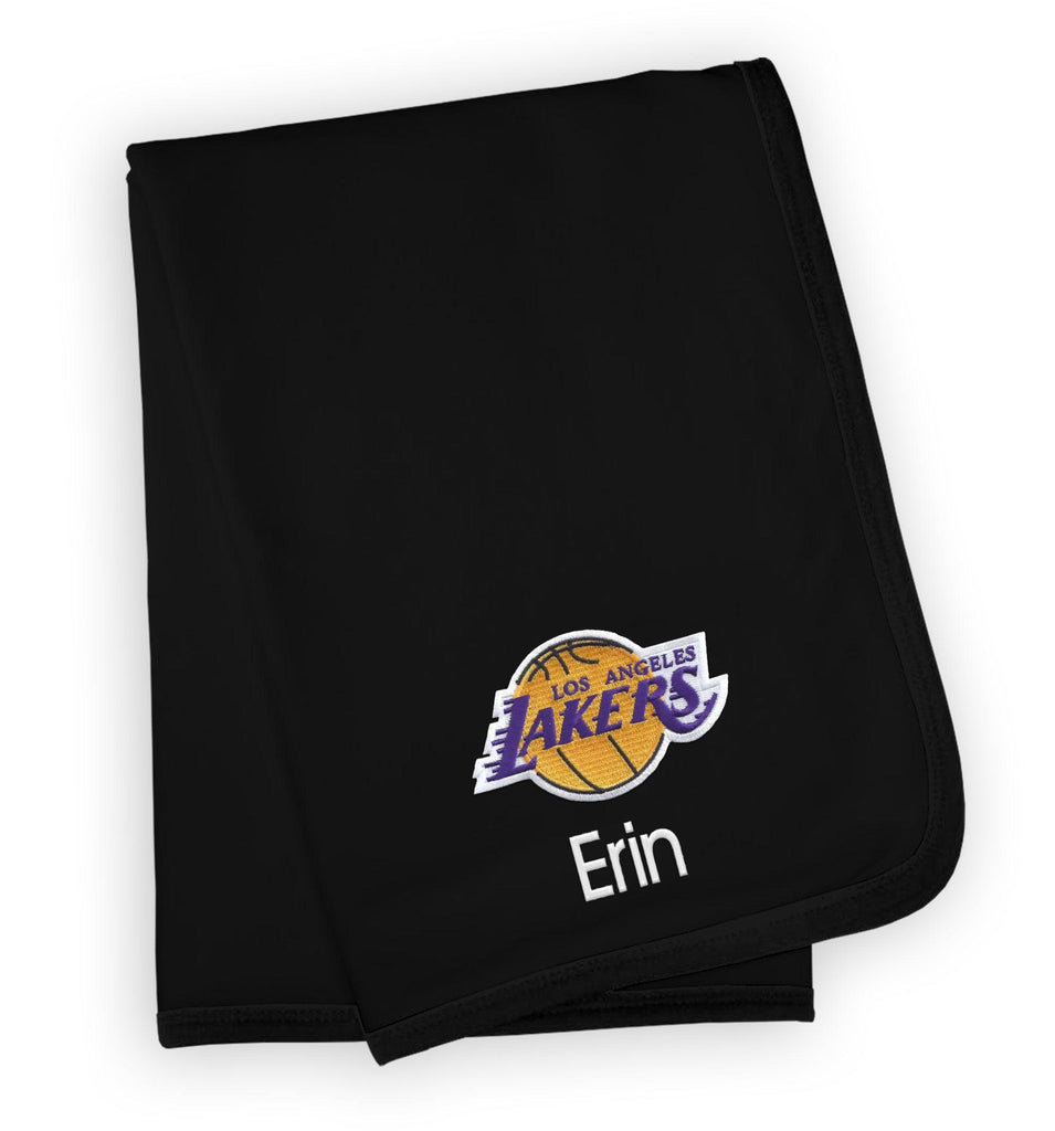 Personalized Los Angeles Lakers Blanket - Designs by Chad & Jake