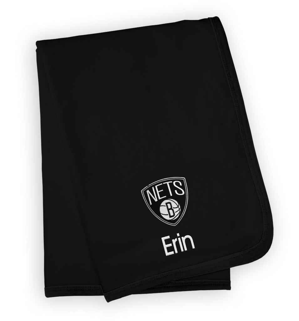 Personalized Brooklyn Nets Blanket - Designs by Chad & Jake