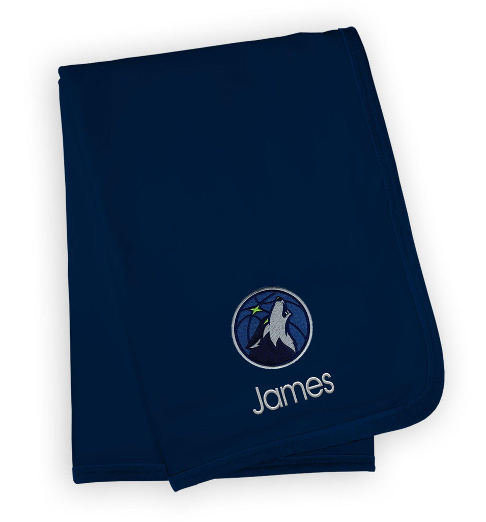 Personalized Minnesota Timberwolves Blanket - Designs by Chad & Jake