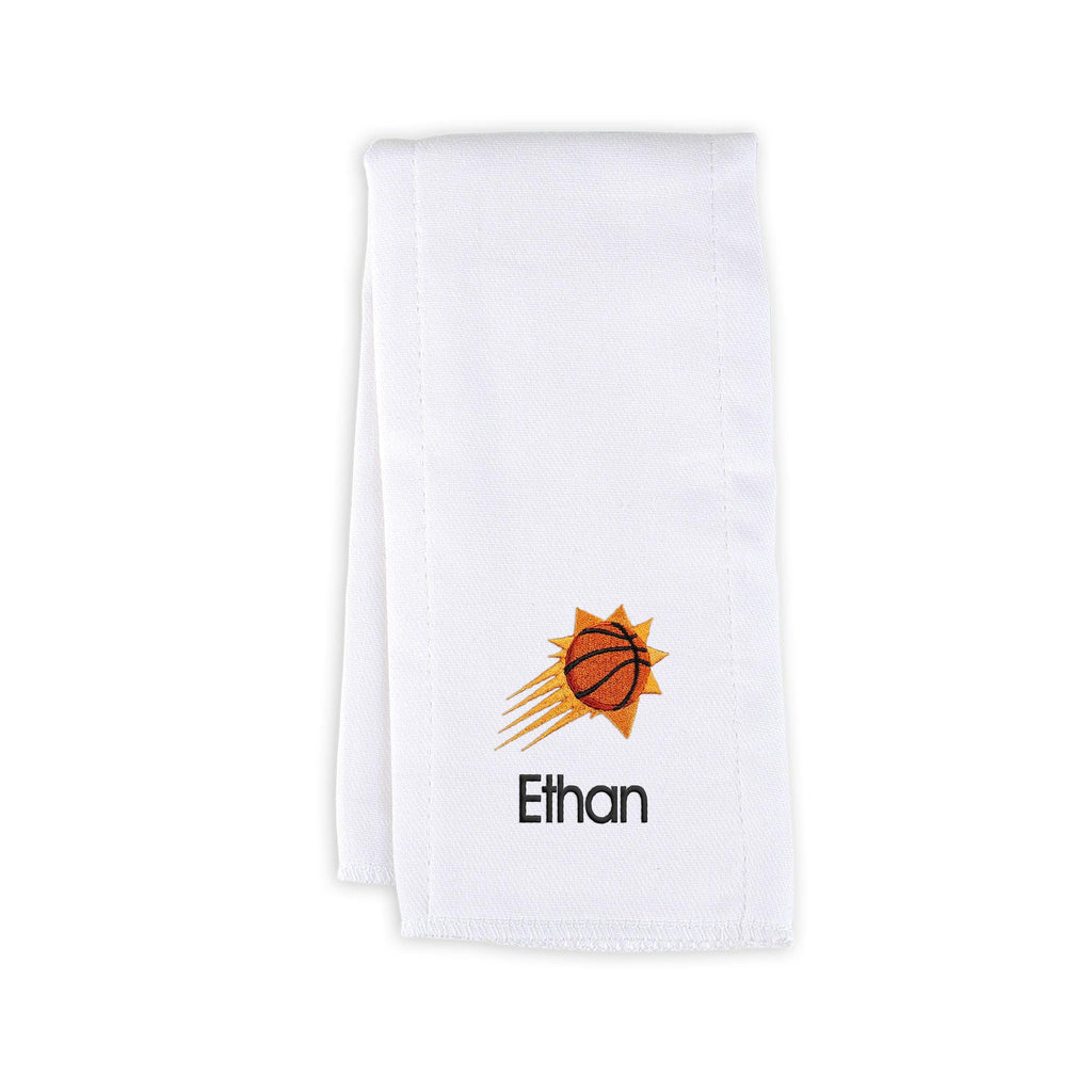 Personalized Phoenix Suns Burp Cloth - Designs by Chad & Jake