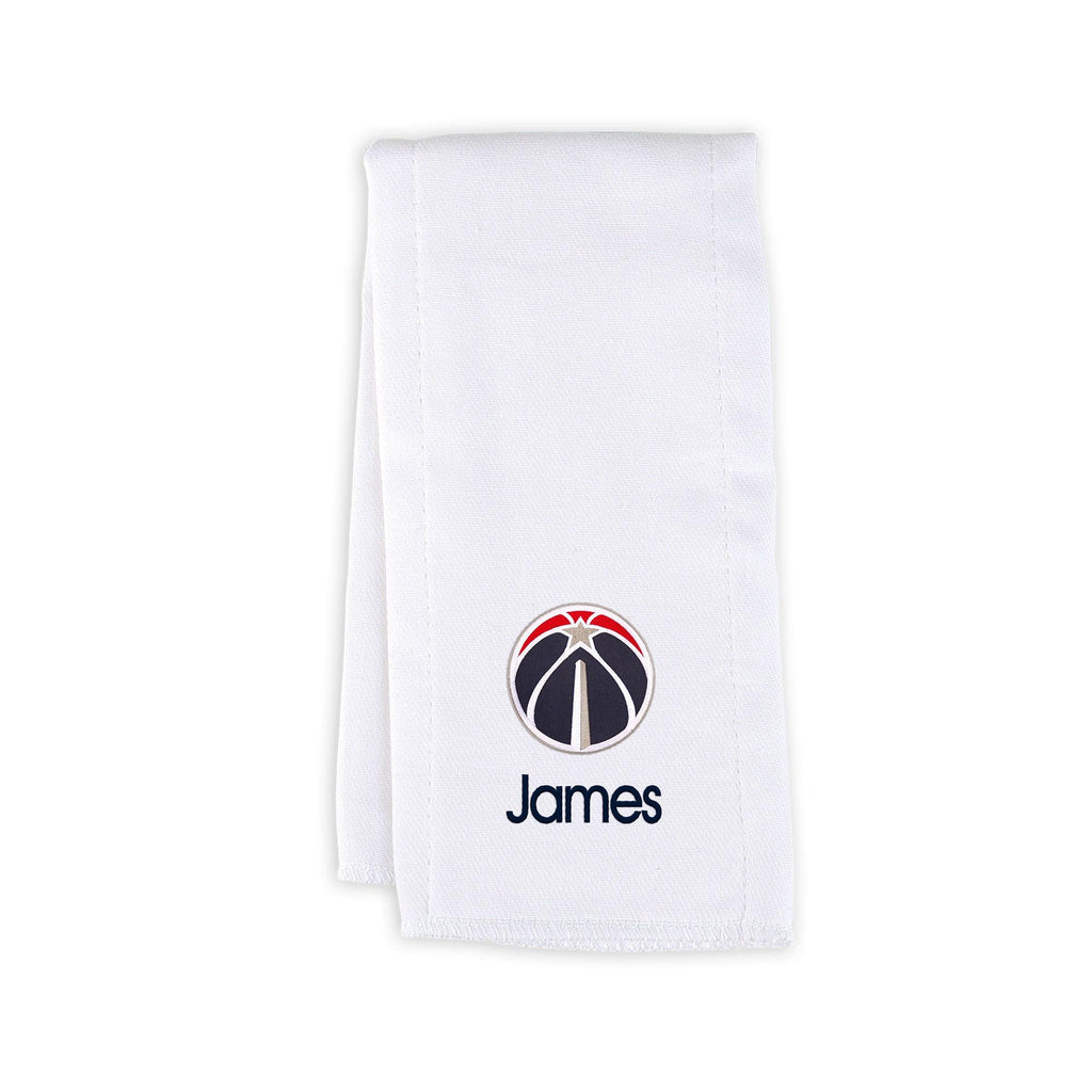 Personalized Washington Wizards Burp Cloth - Designs by Chad & Jake