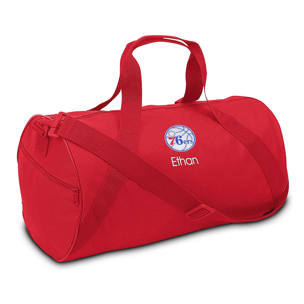 Personalized Philadelphia 76ers Duffel Bag - Designs by Chad & Jake