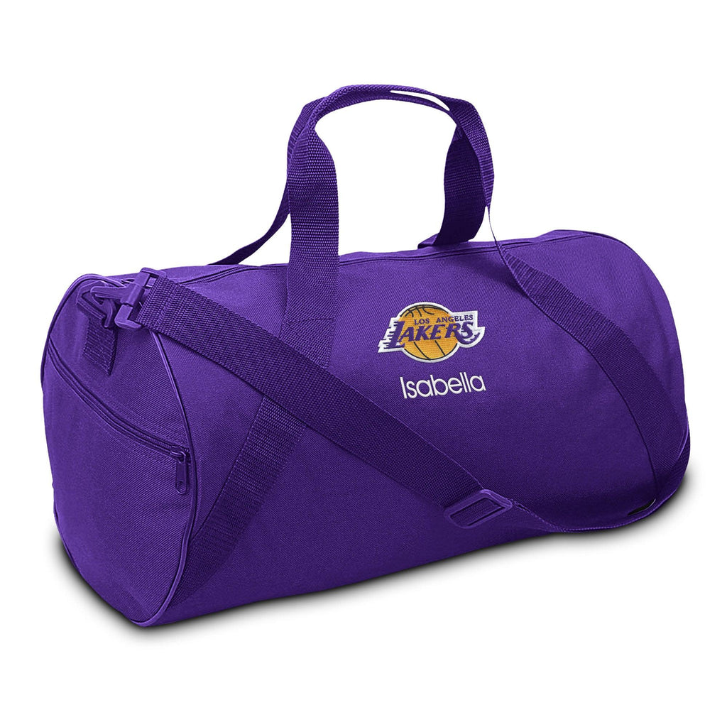 Personalized Los Angeles Lakers Duffel Bag - Designs by Chad & Jake