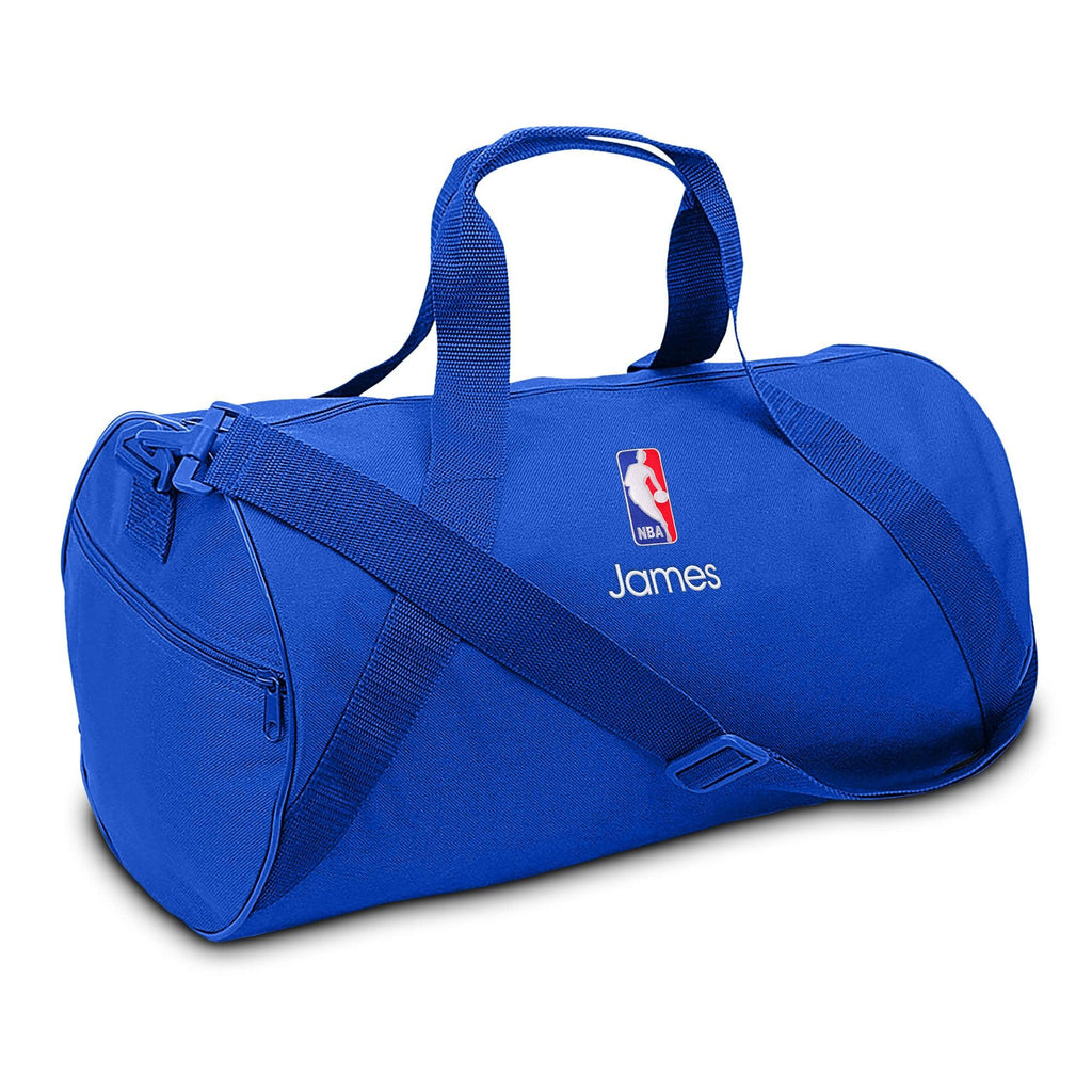 Personalized NBA Logoman Duffel Bag - Designs by Chad & Jake