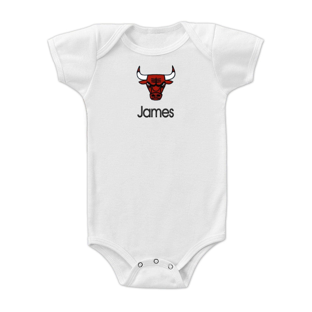 Personalized Chicago Bulls Bodysuit - Designs by Chad & Jake