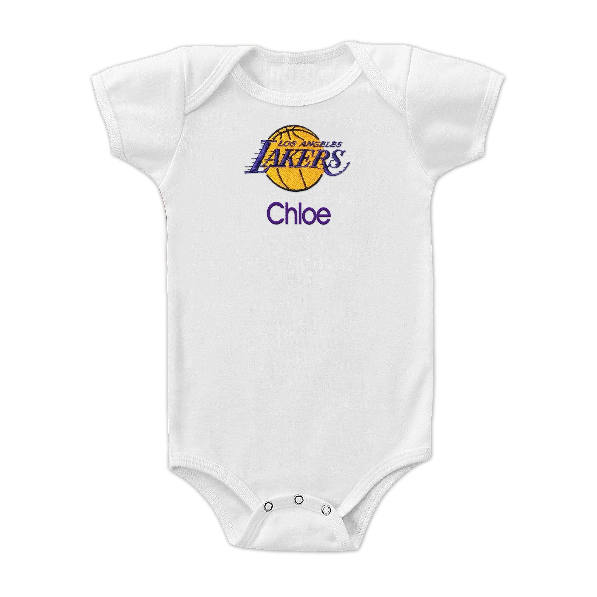 Buy Los Angeles Lakers Basketball Newborn Jersey Romper, 0-3