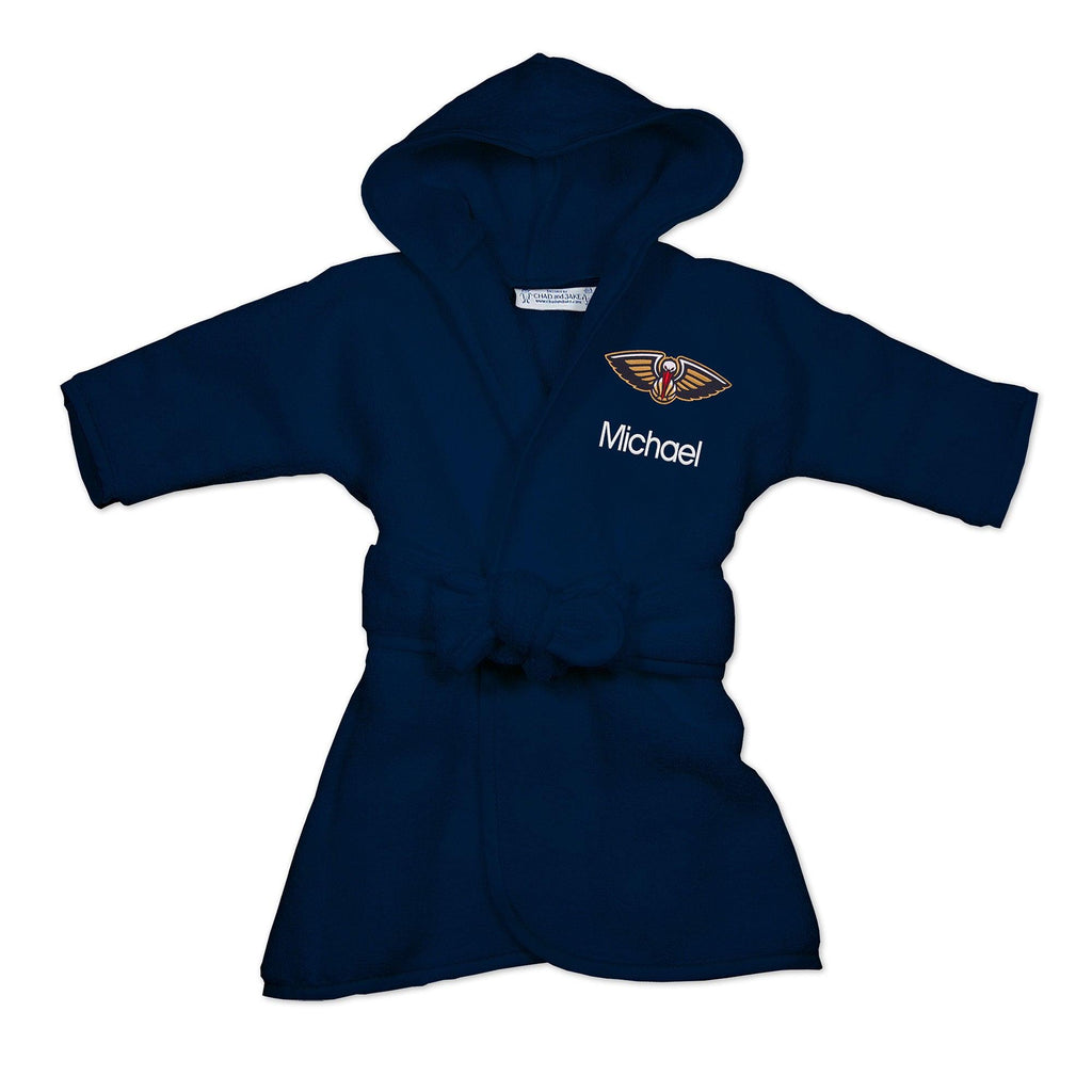 Personalized New Orleans Pelicans Robe - Designs by Chad & Jake