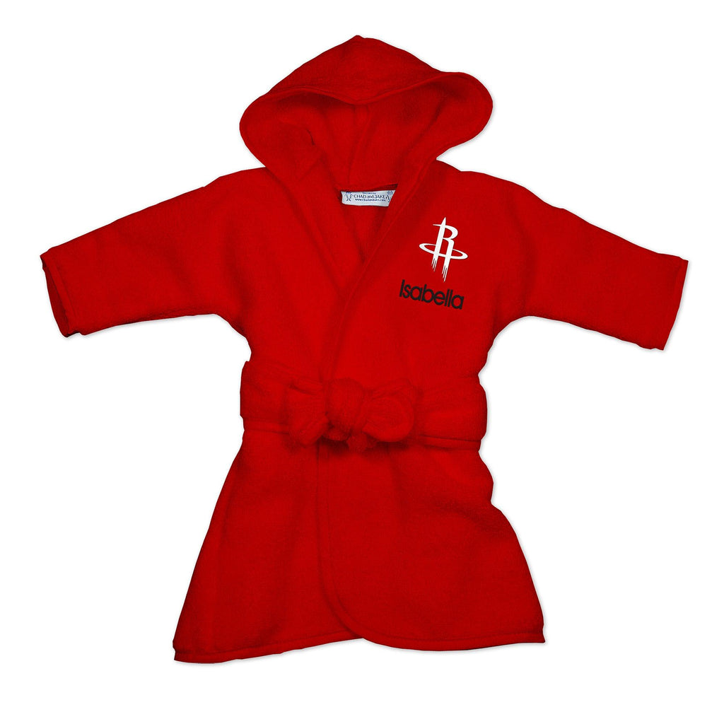 Personalized Houston Rockets Robe - Designs by Chad & Jake