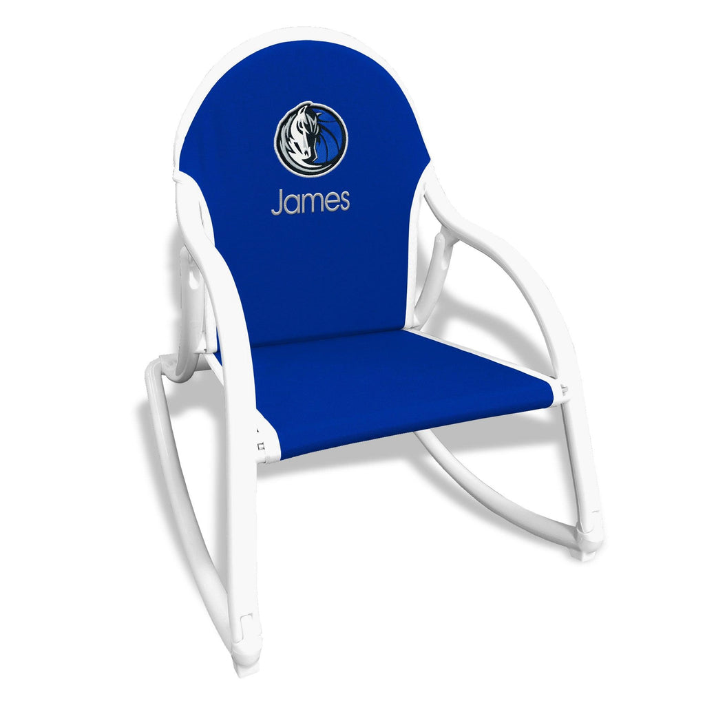 Personalized Dallas Mavericks Rocking Chair - Designs by Chad & Jake