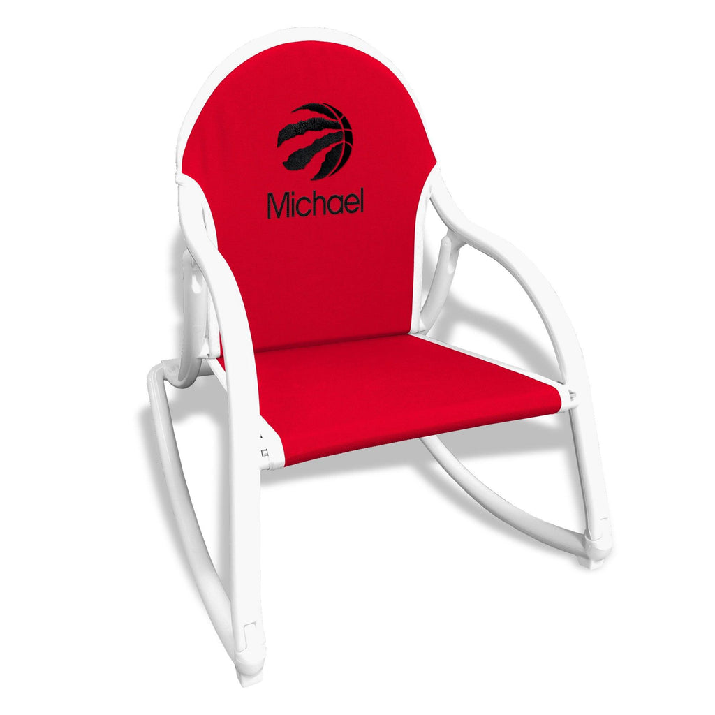 Personalized Toronto Raptors Rocking Chair - Designs by Chad & Jake