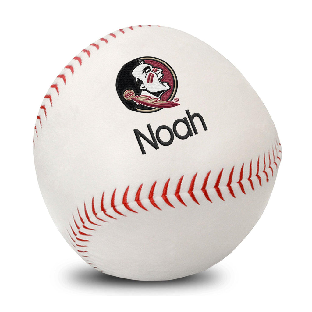 Personalized Florida State Seminoles Plush Baseball - Designs by Chad & Jake