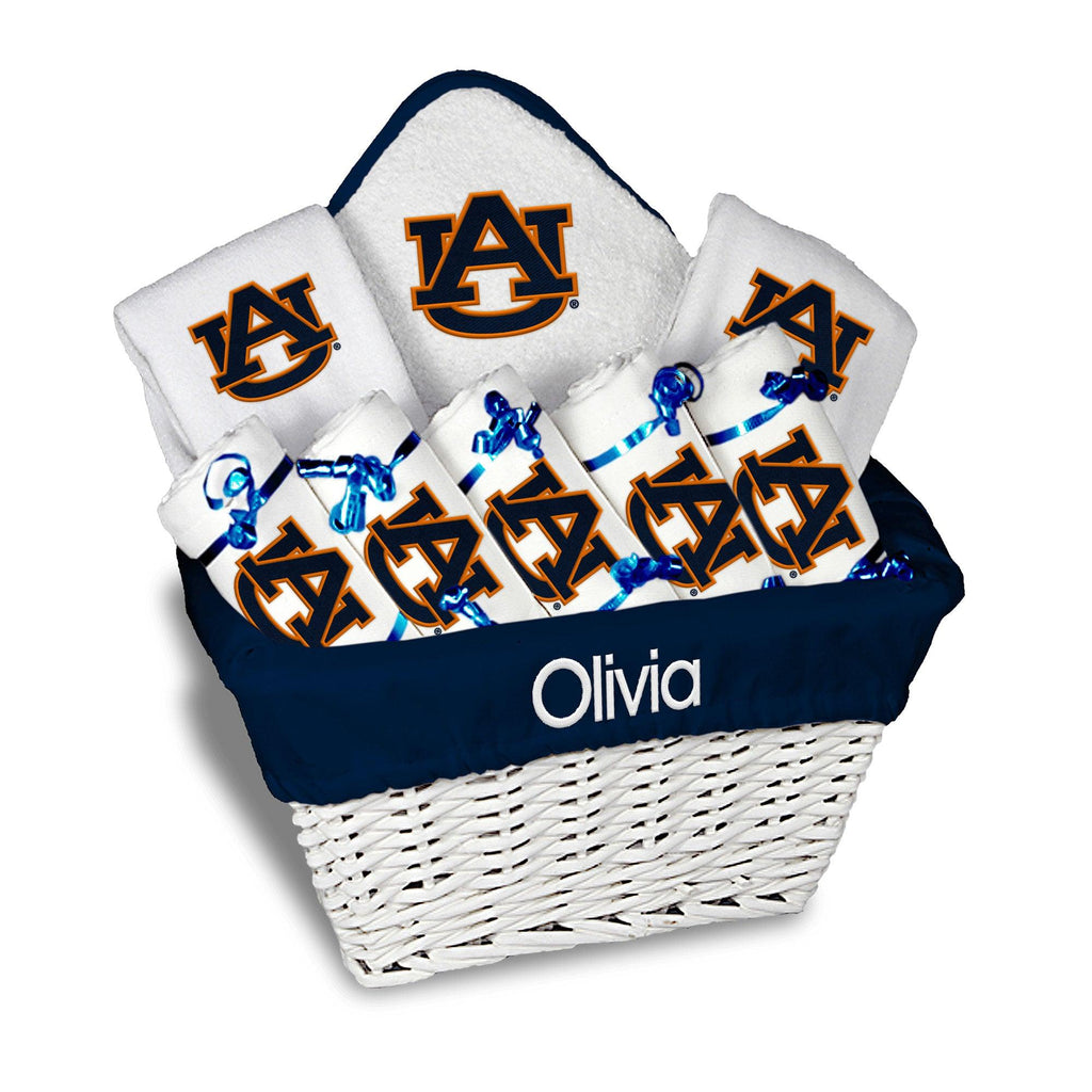 Personalized Auburn Tigers Large Basket - 9 Items - Designs by Chad & Jake
