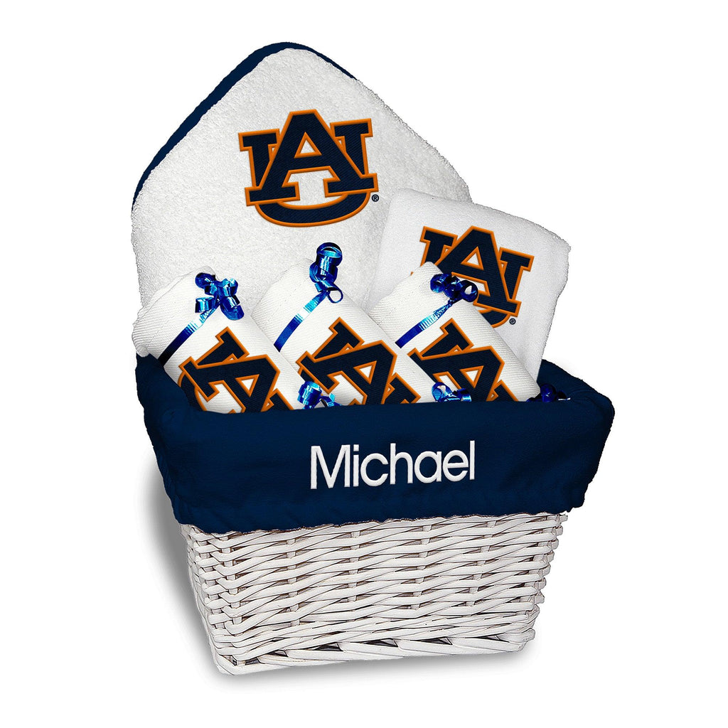 Personalized Auburn Tigers Medium Basket - 6 Items - Designs by Chad & Jake