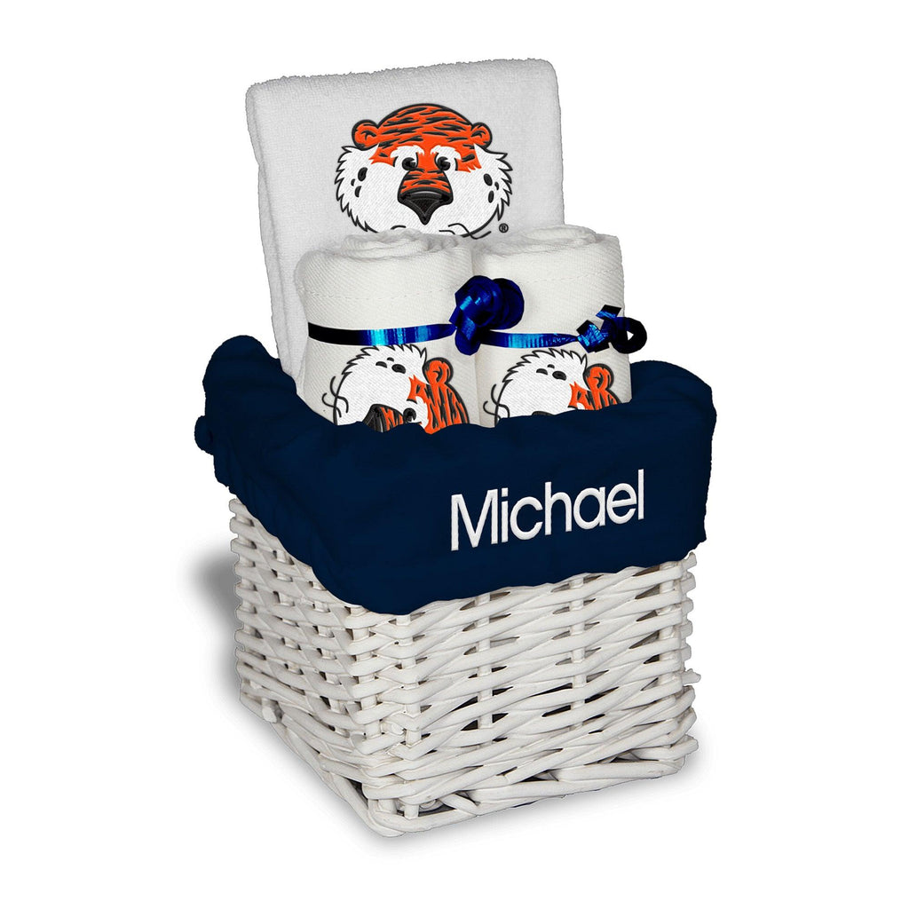 Personalized Auburn Tigers Aubie Small Basket - 4 Items - Designs by Chad & Jake