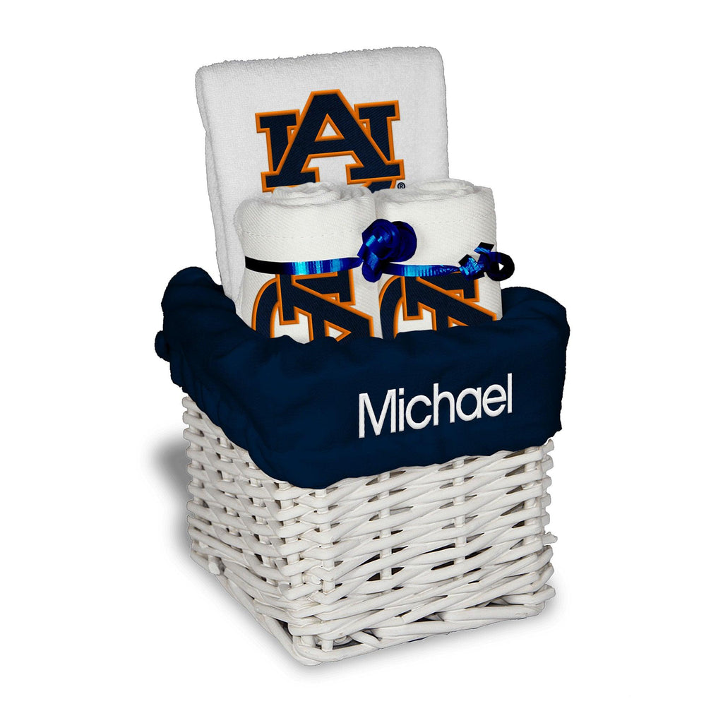 Personalized Auburn Tigers Small Basket - 4 Items - Designs by Chad & Jake