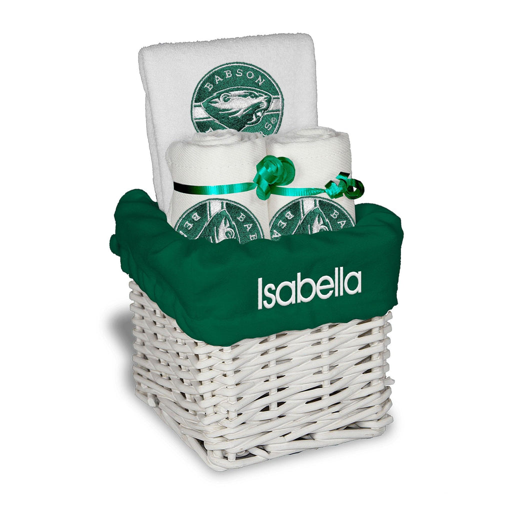 Personalized Babson Beavers Small Basket - 4 Items - Designs by Chad & Jake