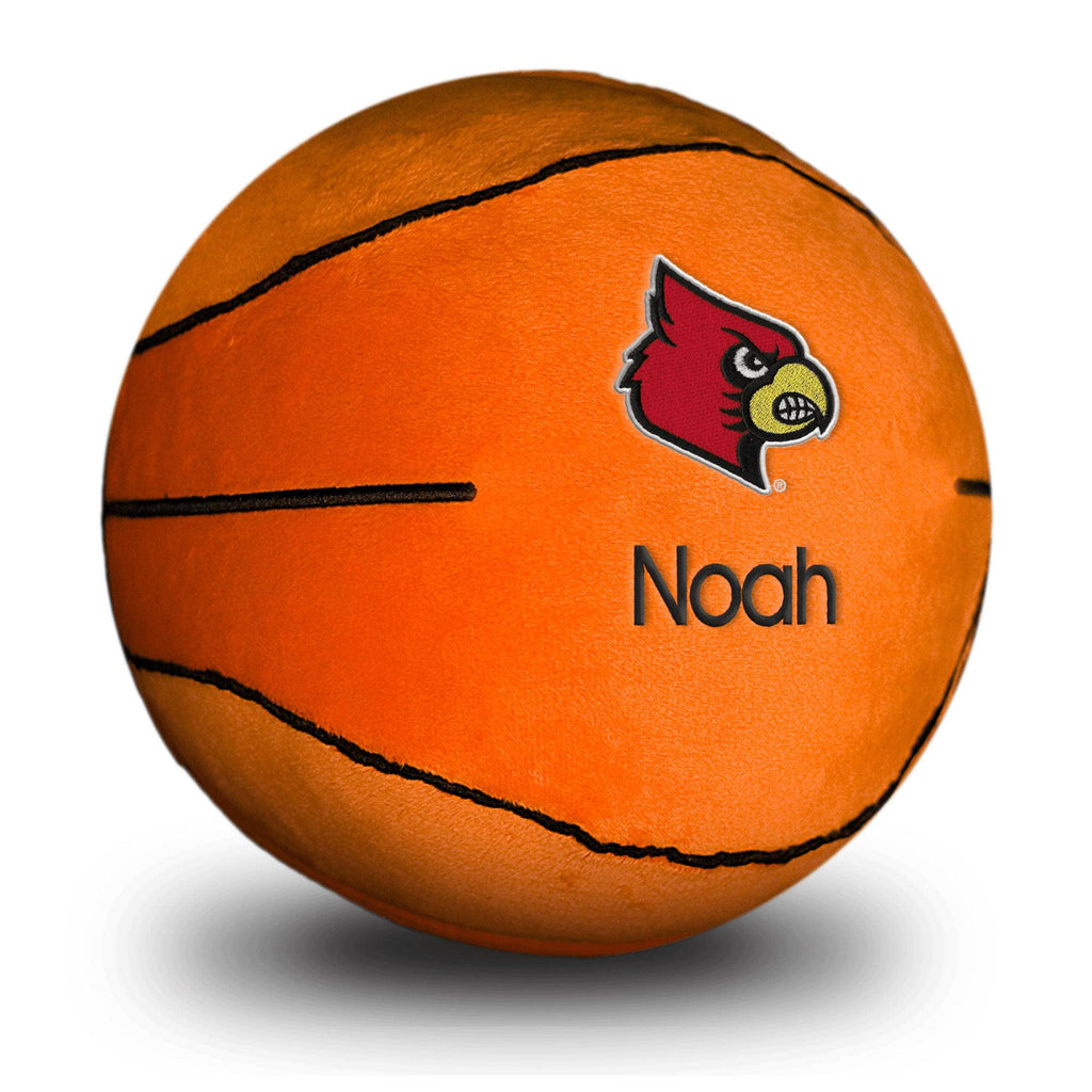 Personalized Louisville Cardinals Plush Basketball - Designs by Chad & Jake