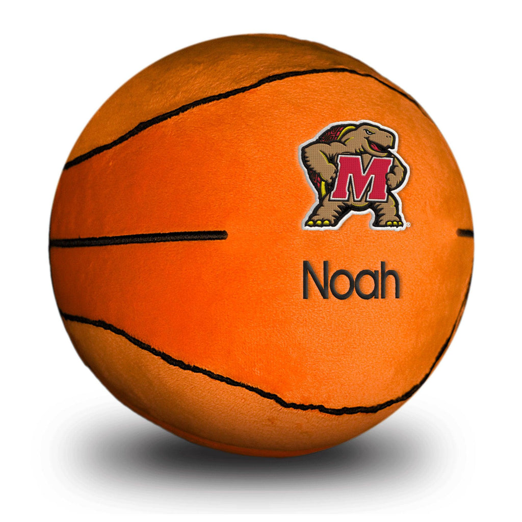 Personalized Maryland Terrapins Plush Basketball - Designs by Chad & Jake