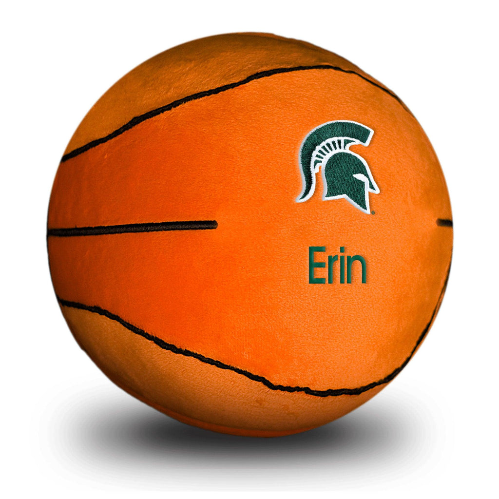 Personalized Michigan State Spartans Plush Basketball - Designs by Chad & Jake
