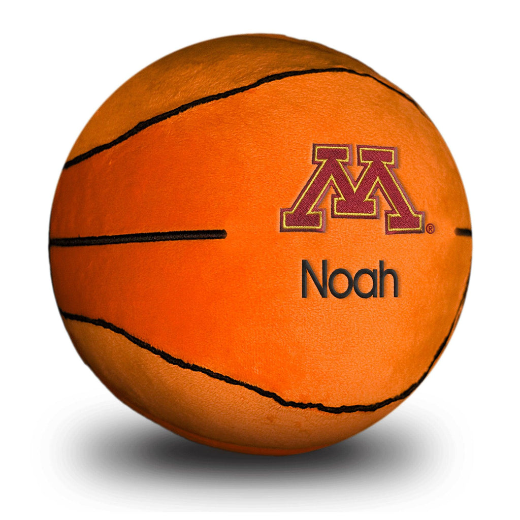 Personalized Minnesota Golden Gophers Plush Basketball - Designs by Chad & Jake