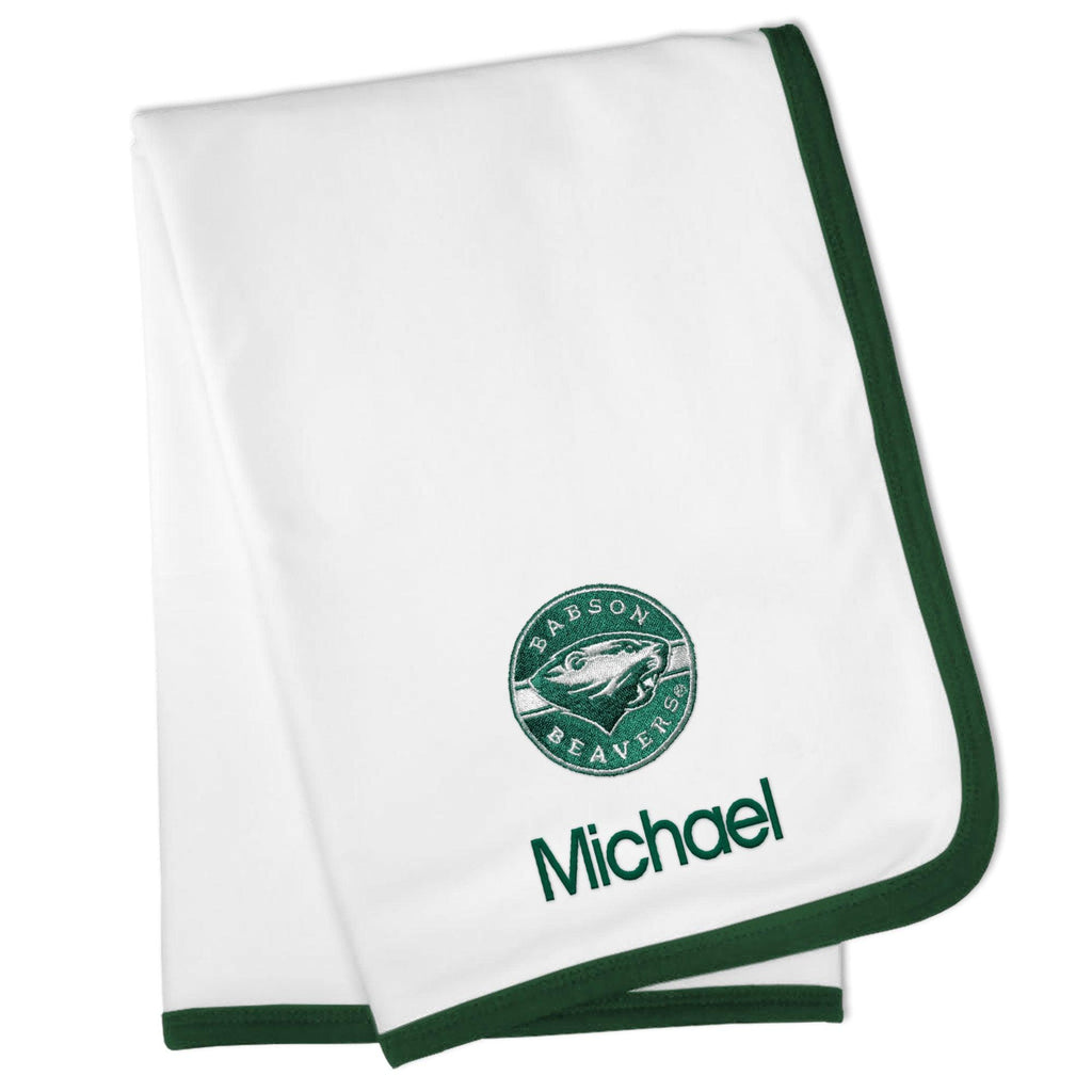 Personalized Babson Beavers Blanket - Designs by Chad & Jake