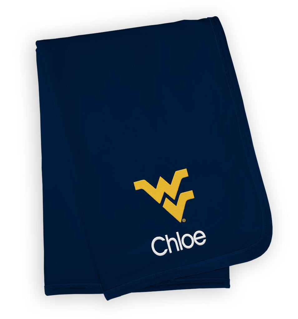 Personalized West Virginia Mountaineers Blanket - Designs by Chad & Jake