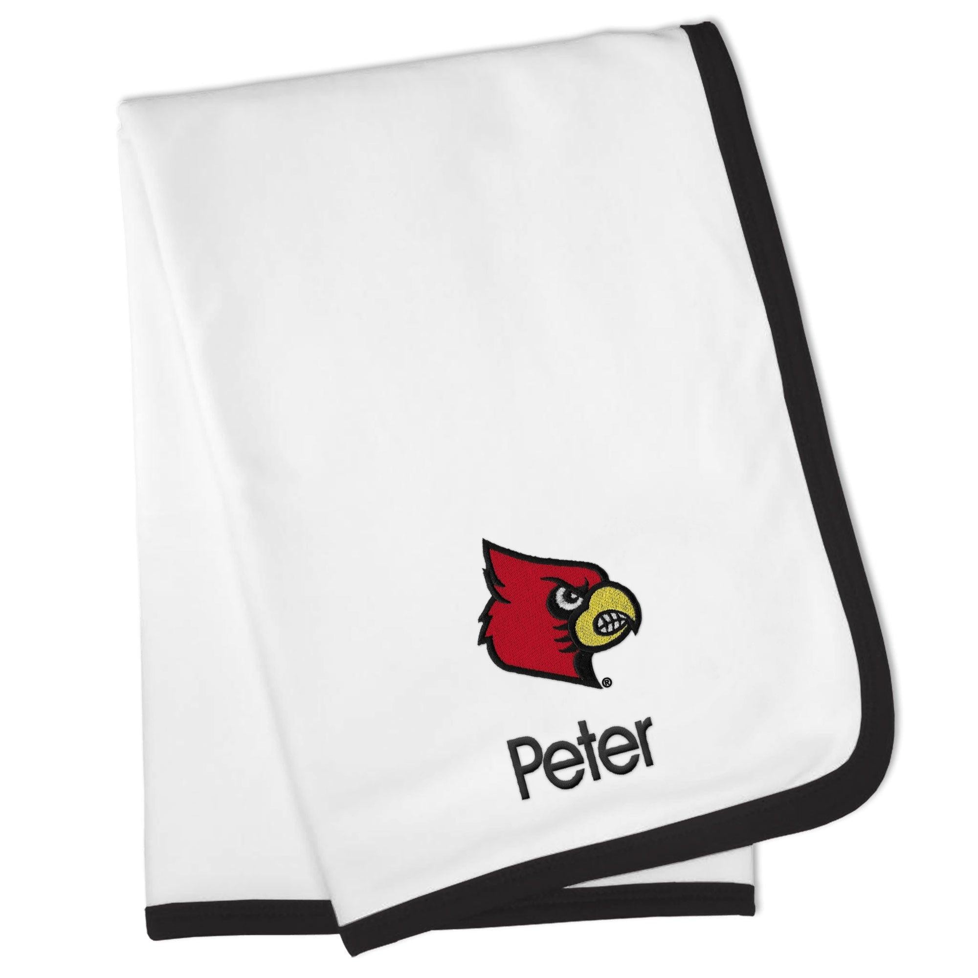 Personalized Louisville Cardinals Blanket – Designs by Chad & Jake