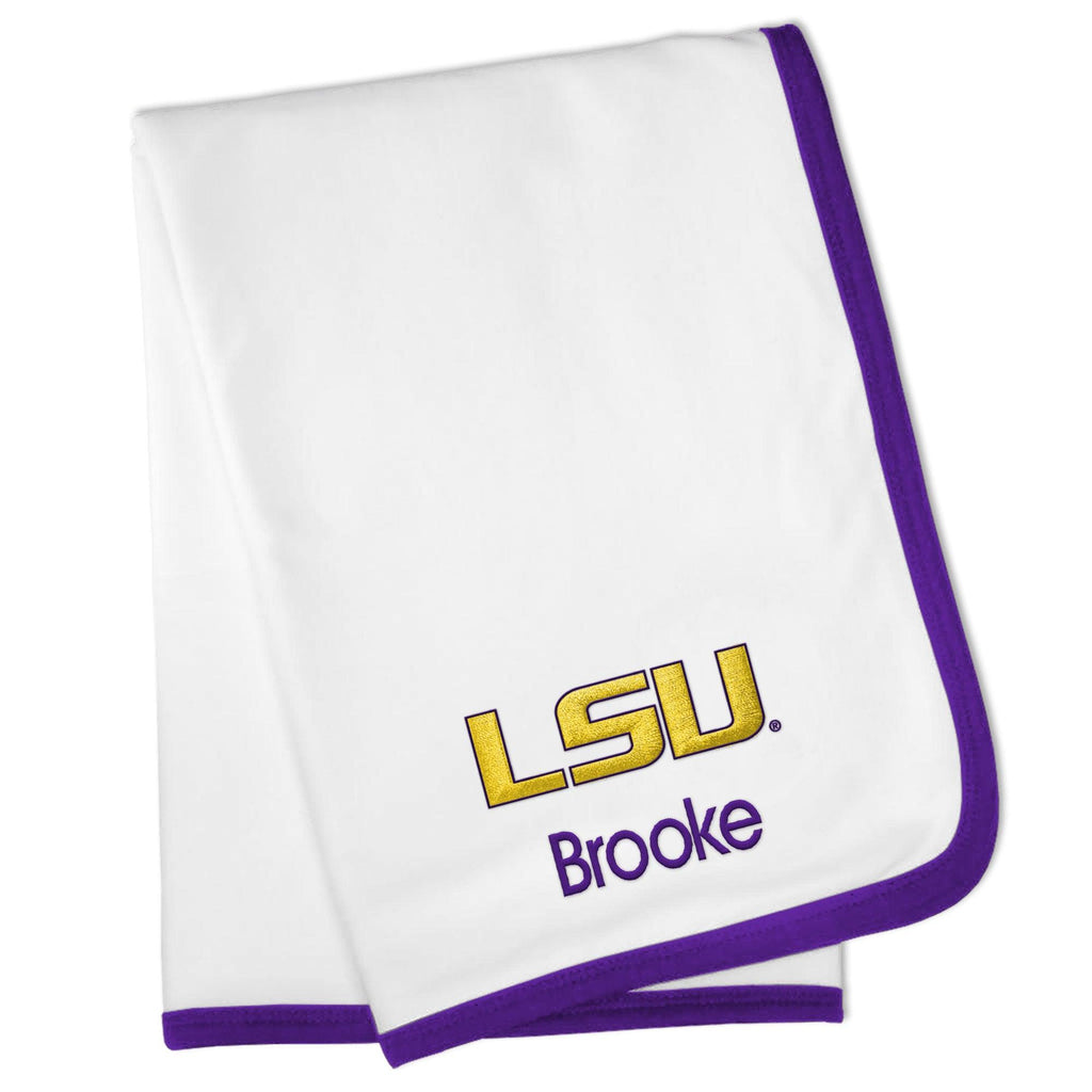 Personalized LSU Tigers Blanket - Designs by Chad & Jake