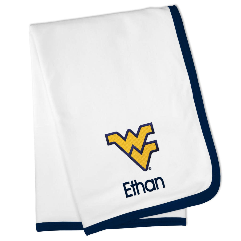 Personalized West Virginia Mountaineers Blanket - Designs by Chad & Jake