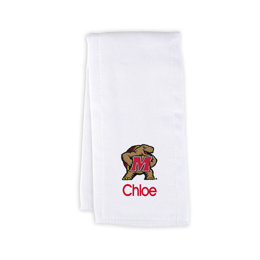 Personalized Maryland Terrapins Burp Cloth - Designs by Chad & Jake