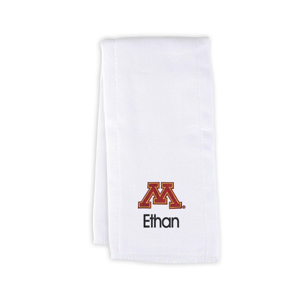 Personalized Minnesota Golden Gophers Burp Cloth - Designs by Chad & Jake