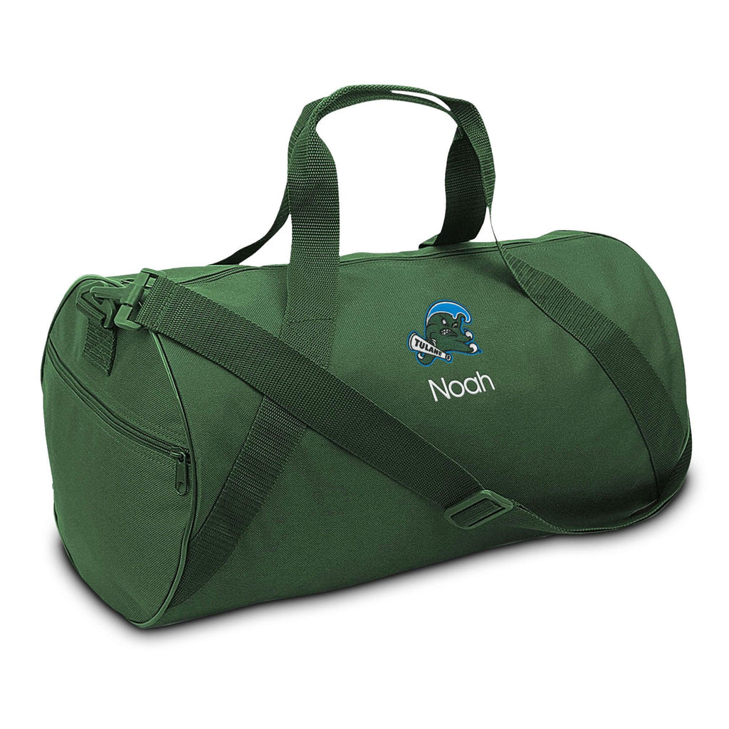 Personalized Tulane Green Wave Duffel Bag - Designs by Chad & Jake
