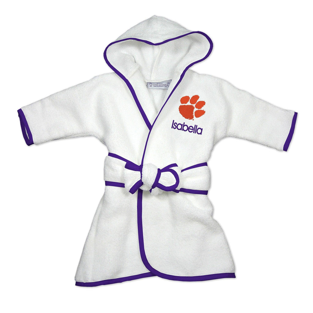 Personalized Clemson Tigers Infant Robe - Designs by Chad & Jake