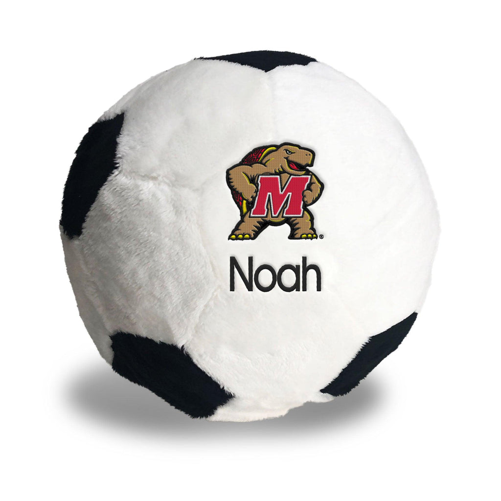 Personalized Maryland Terrapins Plush Soccer Ball - Designs by Chad & Jake