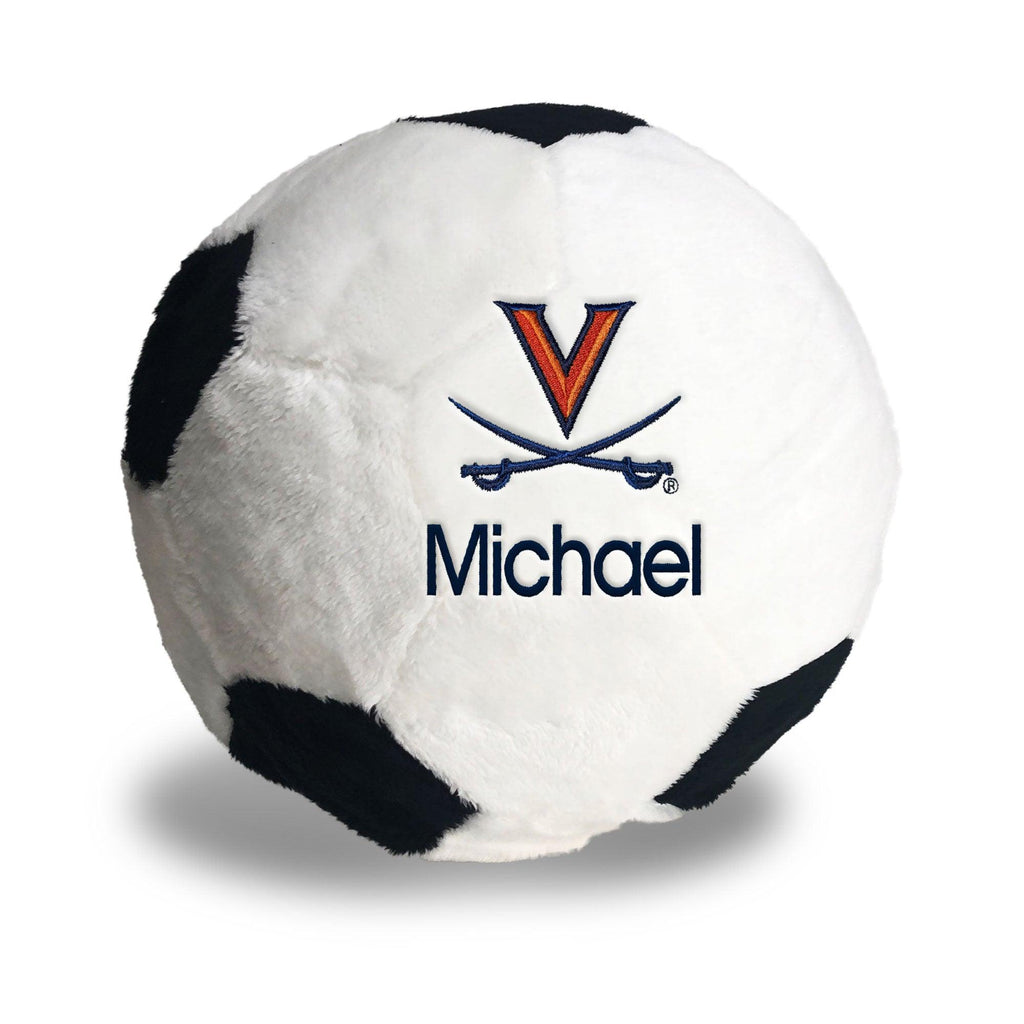 Personalized Virginia Cavaliers Plush Soccer Ball - Designs by Chad & Jake