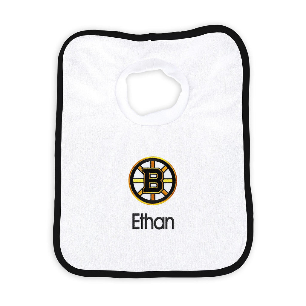 Personalized Boston Bruins Bib - Designs by Chad & Jake