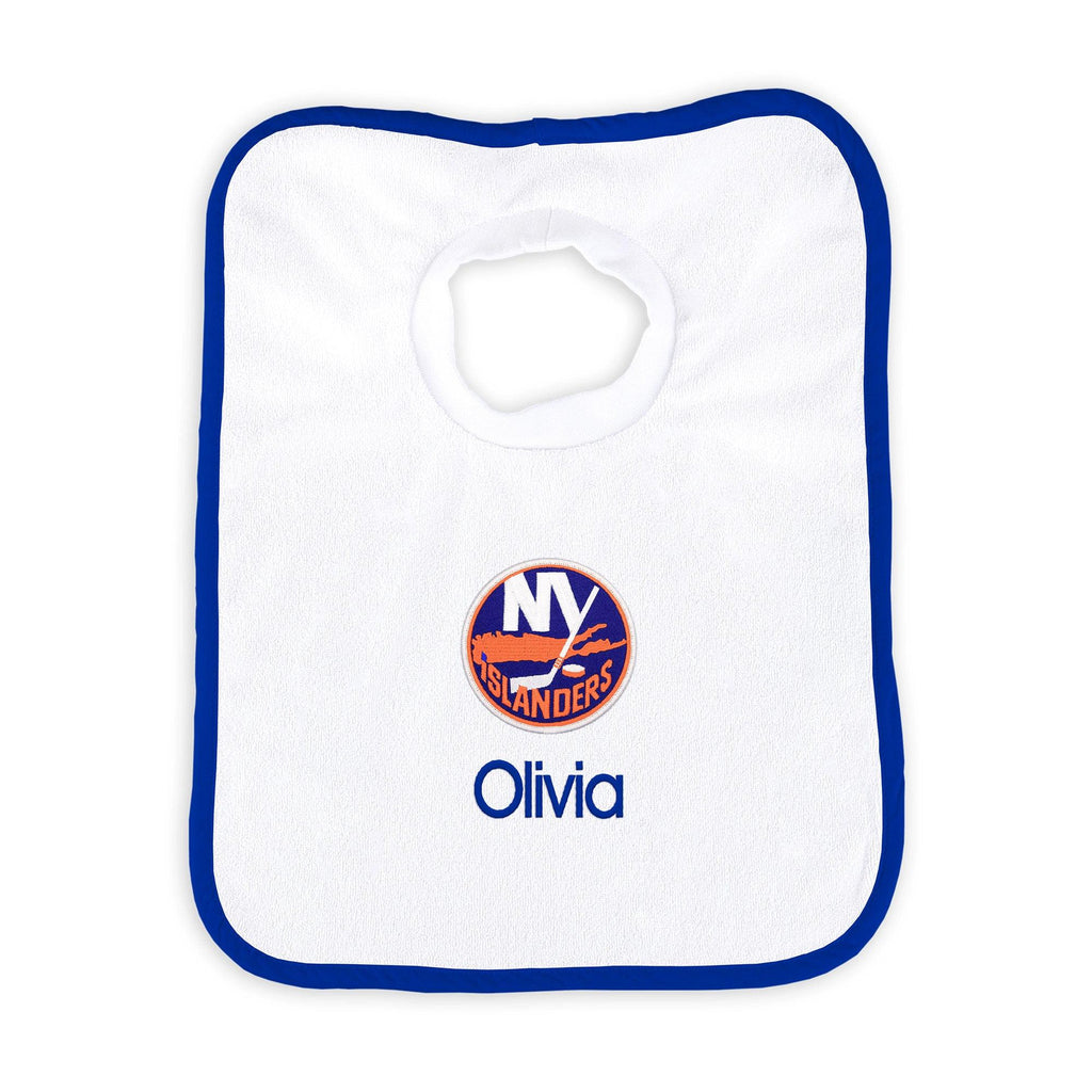 Personalized New York Islanders Bib - Designs by Chad & Jake
