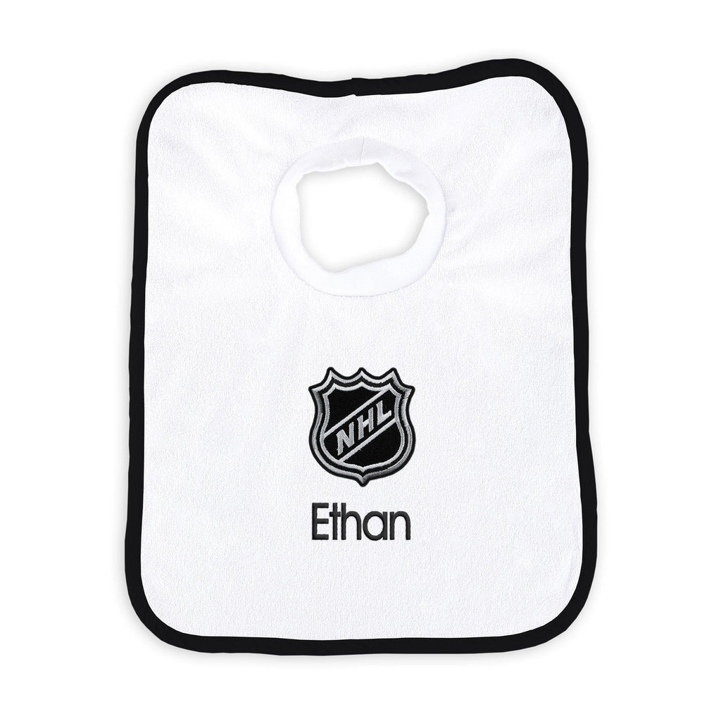 Personalized NHL Shield Bib - Designs by Chad & Jake