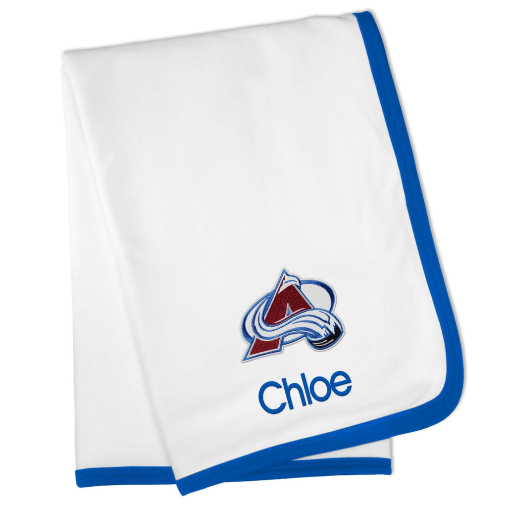 Personalized Colorado Avalanche Blanket - Designs by Chad & Jake