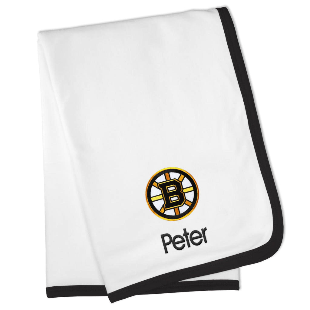 Personalized Boston Bruins Blanket - Designs by Chad & Jake