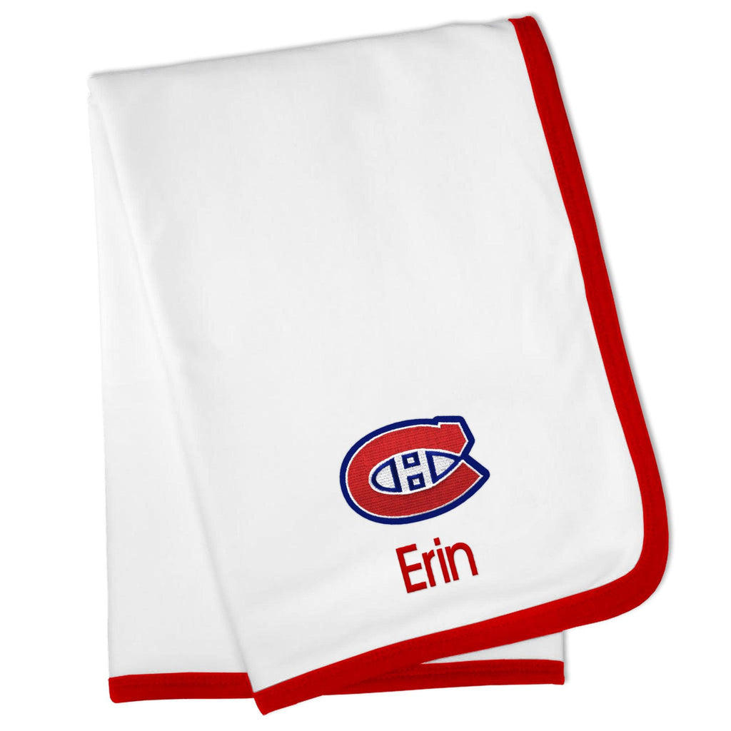 Personalized Montreal Canadiens Blanket - Designs by Chad & Jake