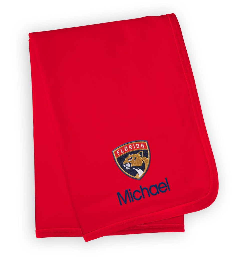 Personalized Florida Panthers Blanket - Designs by Chad & Jake