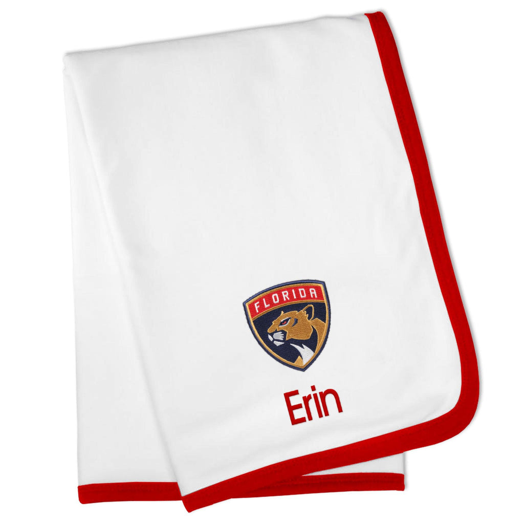 Personalized Florida Panthers Blanket - Designs by Chad & Jake