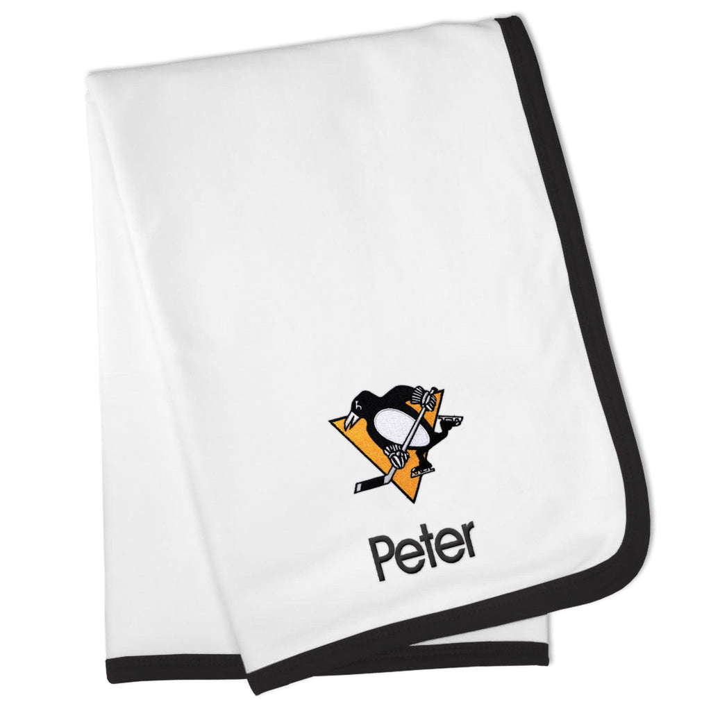 Personalized Pittsburgh Penguins Blanket - Designs by Chad & Jake