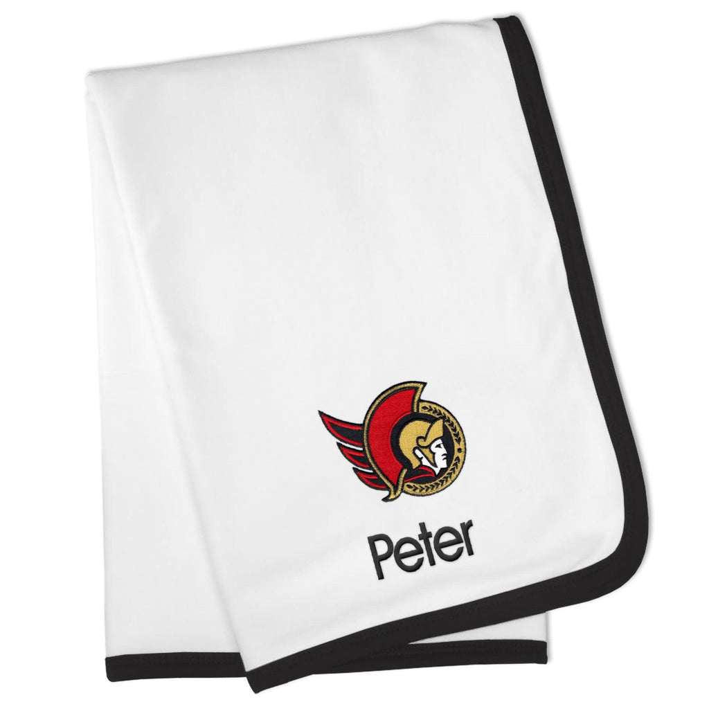 Personalized Ottawa Senators Blanket - Designs by Chad & Jake