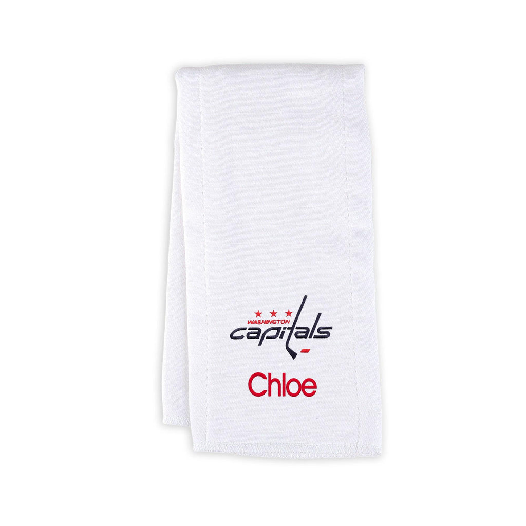 Personalized Washington Capitals Burp Cloth - Designs by Chad & Jake